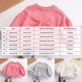 thumbnail image 4 of Gubotare Kids Crewneck Sweatshirt Toddler Baby Girls Birthday Outfit Baby Party Sweatshirt Long Sleeve Shirt 3T 4T(Grey, 3-4 Years), 4 of 9