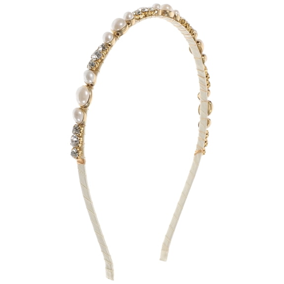 Homoyoyo Grey Rhinestone Christmas Hair Hoop Snowflake Headband Alloy Bridal Hair Jewelry Accessory