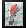 thumbnail image 2 of Stellar Design Studio 12x14 Black Modern Framed Museum Art Print Titled - Tropic Parrot I, 2 of 5
