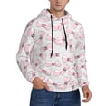 thumbnail image 2 of Salouo Cute Bow Tie Pattern Men's Fall Hoodie Sweatshirt,Sport Hoodie with Pockets for Men Pullover Casual Hooded Sweatshirt-Medium, 2 of 7