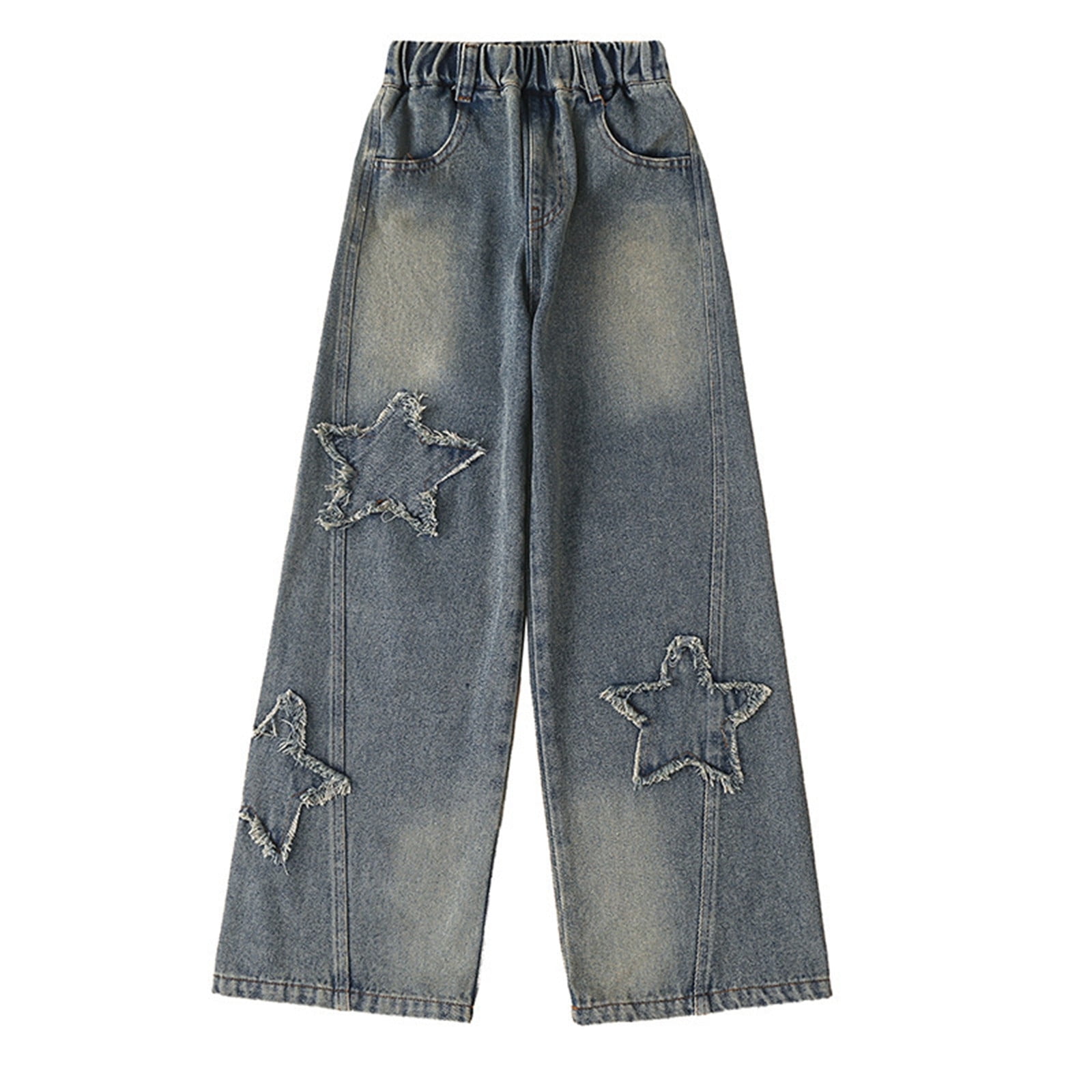【SATIIIZ】Lind Big Cargo Banding Denim Pants Women's & Men's Clothing, Shop Online Fashion | SHEIN