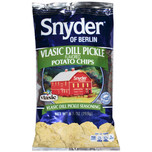 Snyder of Berlin Vlasic Dill Pickle Potato Chip 9.5 Oz.