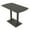 Asian Night w/Matte Black Base, variant on 60" Small Arc Rectangle Bistro Height Table Double Metal Base Bar Table