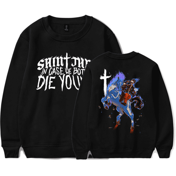 SAINt JHN Crewncek Hoodie Sweatshirt Men Women New Fashion Streetwear Clothing Unisex