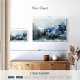 thumbnail image 4 of Elephant Stock Ice Landscape Abstract Wall Art - Horizontal Canvas Wall Art - Living Room Wall Decor - Abstract Canvas - Gray And Blue Decor - 24" x 16", 4 of 8