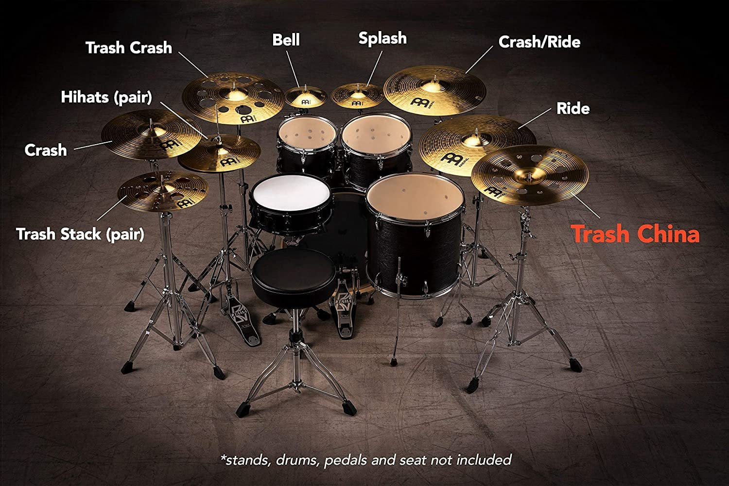 MEINL HCS Trash China Cymbal 18 in.