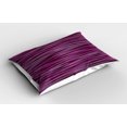thumbnail image 2 of Ambesonne Magenta Pillow Sham 2 Pack, Vintage Knit Pattern, 30"x20", Fuchsia and Violet, 2 of 3