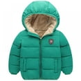 thumbnail image 1 of Toddler Baby Hooded Down Jacket Boys Girls Kids Thicken Warm Winter Coat Outerwear 1-7t, 1 of 9
