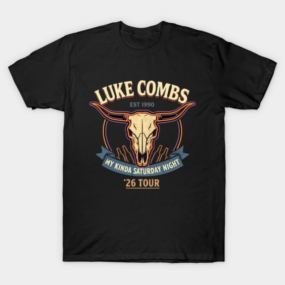Luke Combs My Kinda Saturday Night Tour 2026 T-Shirt Sizes S-5Xl GooGate