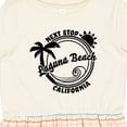 thumbnail image 4 of Inktastic Next Stop Laguna Beach, California Girls Toddler Dress, 4 of 5