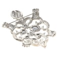 thumbnail image 2 of Large Turtle Rhinestone Brooch, 2 of 3