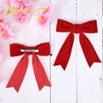 thumbnail image 7 of 2PCS Velvet Hair Bows Girls Hair Clips Ponytail Holder Accessories for Women Girls, 7 of 7