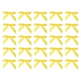 thumbnail image 1 of Unique Bargains 50Pcs Mini Ribbon Bow 3.5' Twist Tie Mini Fabric Satin Ribbon Flower Bows Craft DIY Sewing Bows Gold Tone, 1 of 5