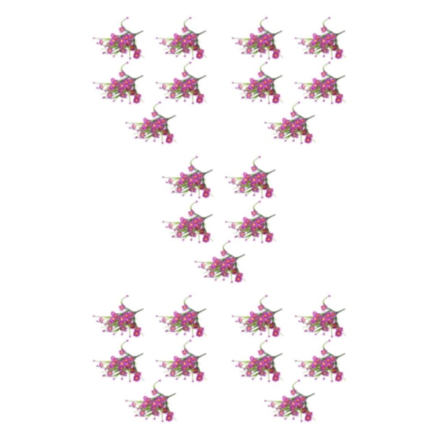 relayinert 5pcs/set Space With Artificial Daisies Realistic Appearance And Low Maintenance Brick red 5Set