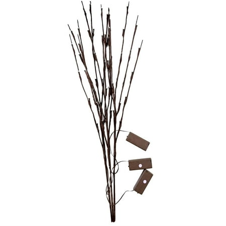

Hanyhaptbranch for Twig Light Branch Flexible Decoration Light Light Led Indoor Tree Artificial Flowers (Purple)