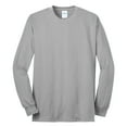 thumbnail image 5 of Mens Long Sleeve Core Blend Cotton/Polyester Tee Ash 4X-Large, 5 of 6