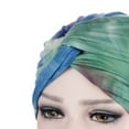 thumbnail image 3 of SPRING PARK Women Muslim Hijab Braid Hat Flower Leopard Printed Turban Headscarf Chemo Cap Headwrap, 3 of 5