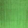thumbnail image 1 of Ahgly Company Indoor Square Oriental Green Industrial Area Rugs, 4' Square, 1 of 4