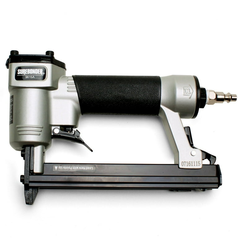 Surebonder 9615A Pneumatic 22 Gauge Upholstery Stapler with Case and 15 000 Staples