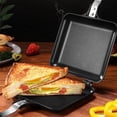 thumbnail image 4 of Nuevos productos en 2023, Tostadora de sándwich manual, Tostadora de sándwich a gas, Tostadora de prensa para sándwich con plancha para gofres de estufa, 4 of 5