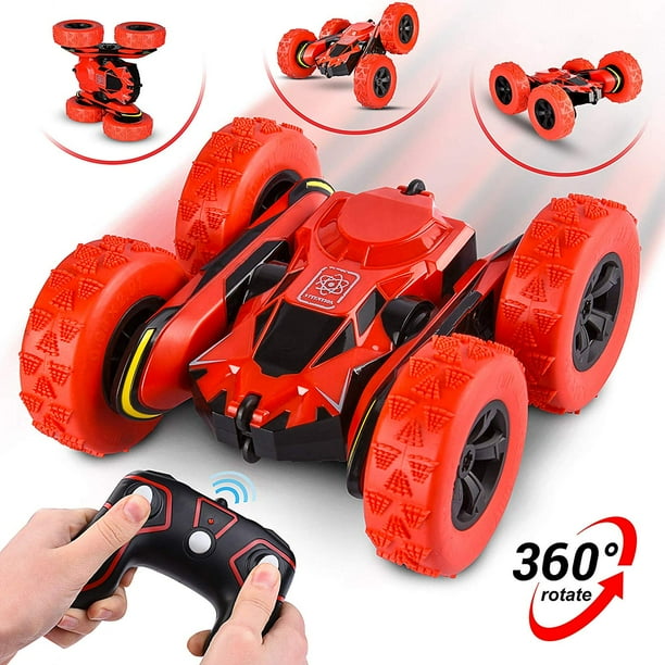 Abco Tech Remote Control RC Stunt Car Toy Rotating Racing Car 360° Flip