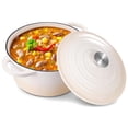 thumbnail image 1 of Olla de Hierro Fundido 4.0L tipo Dutch Oven para Horno y Estufa, Horno Holandés Esmaltado con Tapa,, 1 of 8