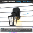 thumbnail image 5 of Siding Mounting Kit, 8141DBL Outdoor Light Mounting Block, Siding Mounting Plate for Lap Double and 4 Inch Siding Black, 5 of 7