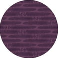 thumbnail image 1 of Ahgly Company Machine Washable Indoor Round Transitional Purple Lily Purple Area Rugs, 3' Round, 1 of 7