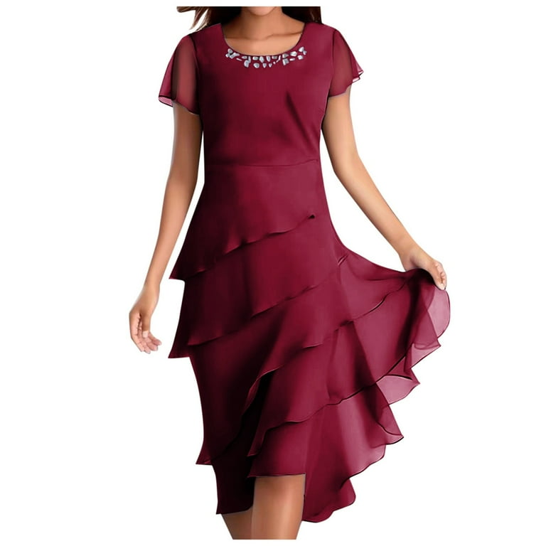 fitted lace wedding dress Share Your Story Red Shirt Dress – Shop the Mint main image 1