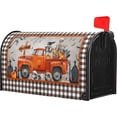 thumbnail image 3 of Happy Halloween Spooky Truck Mailbox Cover Magnetic Standard Size 18x21 Inch Halloween Scary Skeletons Decor Magnetic Mailbox Cover Holiday Mailbox Wraps Post Letter Box Cover for Garden Yard, 3 of 6