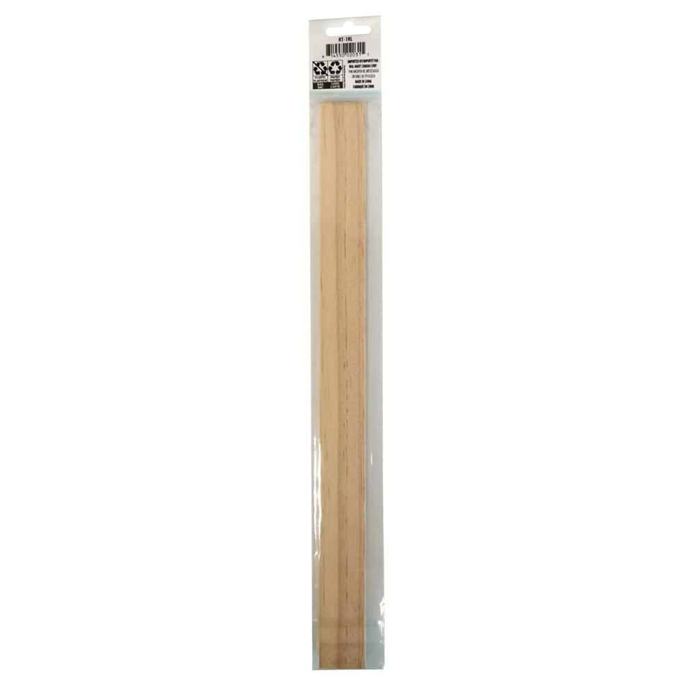Règles en bois Pen + GEAR, 12 pouces (30 cm) – Emballées dans un sachet plastique imprimé | Qualité éducative