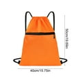 thumbnail image 3 of Multi-Functional Waterproof Drawstring Backpack, Oxford Cloth, with Small Pocket, Sports Fitness Travel Bag, Multiple Colors, 3 of 6