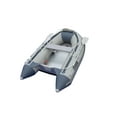 thumbnail image 2 of Boatify 7.5ft Inflatable Boat Raft Dinghy Pontoon Boat Kayak with Aluminum Floor Grey, 2 of 2