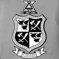 thumbnail image 3 of CafePress - Delta Chi Black And White Coat Of Arms T Shirt - Womens Comfort Colors® Shirt, 3 of 4