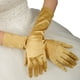 thumbnail image 1 of Xiao Hua Guantes de satén clásicos para adultos, largos, de 15 pulgadas (dorados), 1 of 5