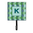 thumbnail image 2 of Carolines Treasures CJ1020-KSH4 Letter K Initial Monogram - Blue Argoyle Leash Holder Or Key Hook, 2 of 2