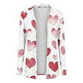 thumbnail image 3 of Wowcloth Woman's Casual Long Sleeve Cardigan with Romantic Print for Daily Wear and Special Wears, 3 of 4
