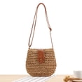 thumbnail image 3 of Yoyauz Women's Grass Woven Beach Bag - Women's Beach Handmade Woven Handbag, Summer Mesh Hollow Shoulder Bag, Suitable for Holidays, 3 of 7