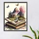 thumbnail image 4 of Pintura de diamante 5D DIY libro de taladro redondo completo kit mundial decoración del hogar 40x50cm, 4 of 9