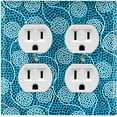 thumbnail image 1 of Metal Light Switch Plate Cover Colorful Safari African Tribal Art Pattern SFR029, 1 of 13