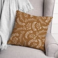 thumbnail image 3 of Creative Products Terracotta Leaf Pattern 18 x 18 Indoor / Outdoor Pillow, 3 of 3