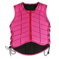 thumbnail image 1 of Chaleco Ecuestre Rosa Sunnimix Protector Chaleco Equitación Niños y Mujeres, 1 of 8
