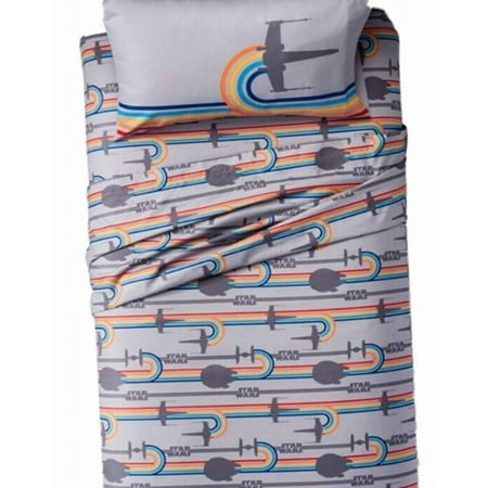 UPC 032281289324 product image for Jay Franco Star Wars Queen Sheet Set 40th Anniversary Bed Sheets 4 Pc Set | upcitemdb.com
