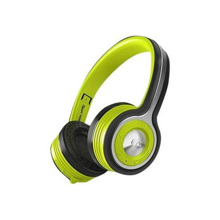 Monster iSport Freedom - Headphones with mic - on-ear - Bluetooth - wireless - green