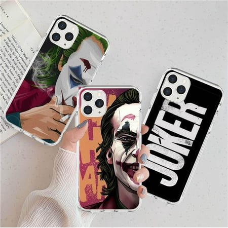 For iPhone 11 Case,11 Pro , 11 Pro Max Case - Joker Phone Case Protective Slim Hard Anti-Scratch Cover for iPhone 13 12mini 12 Pro Max 11 Pro XS Max XR X 6 6s Plus 7 8 Plus