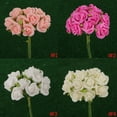 thumbnail image 3 of 100 piezas Mini rosas artificiales ramo de flores falsas boda fiesta hogar decoración romántica Rosado Zulema Flor artificial, 3 of 8