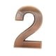 thumbnail image 2 of Bronce 5 Cm Puerta Número Habitación Dirección Dirección Oficina Hogar Casa Decorativo Tabulaciones - #2 Sunnimix Dígito de la placa de la puerta, 2 of 7