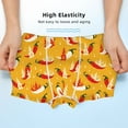 thumbnail image 5 of Pofeuu Hot Chilli Print Boys' Boxer Brief Boys Underwear Kids Underwear Boys Cotton-Large, 5 of 7