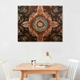 thumbnail image 2 of ARISTURING Abstract Wall Decor Oil Painting on Canvas Abstract Mandala Boho Canvas Wall Art For Living Room Vintage Artwork Modern Painting Pictures Home Decor Decoration 20x16 inch, 2 of 4